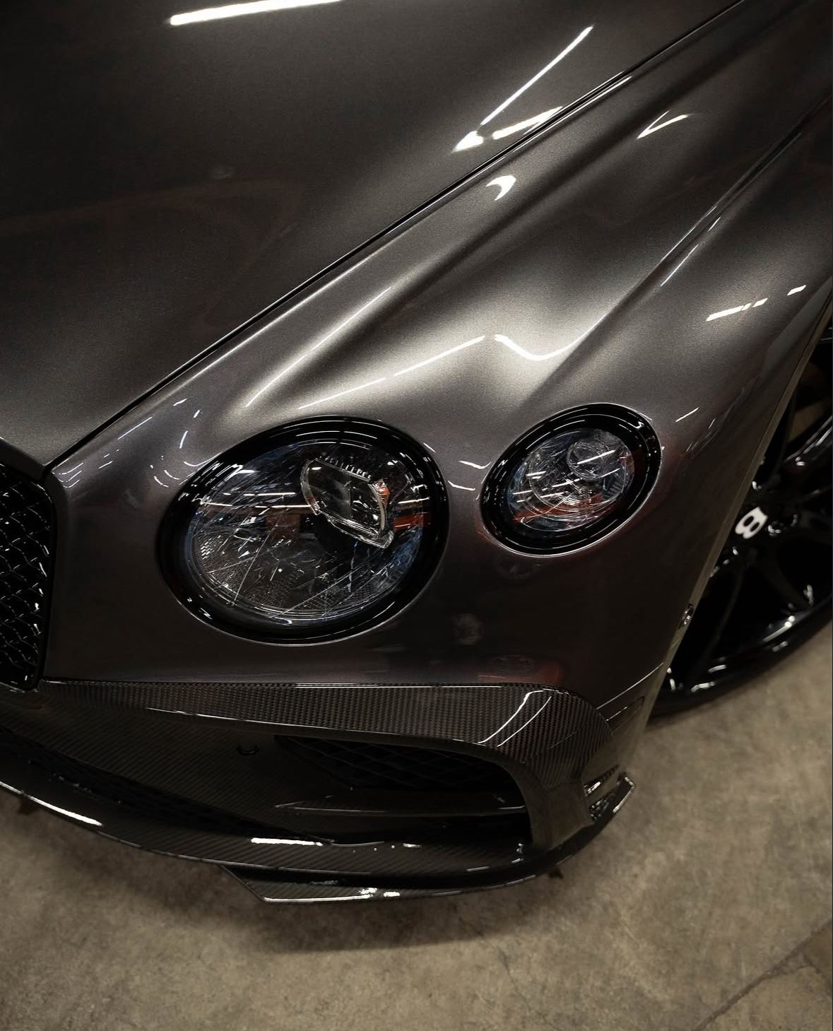 Bentley headlight detail